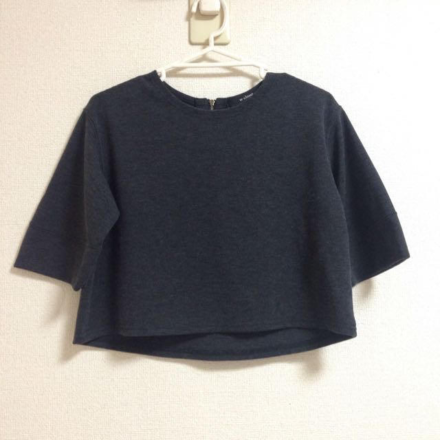 w closet(ダブルクローゼット)のWcloset グレーカットソー レディースのトップス(カットソー(半袖/袖なし))の商品写真