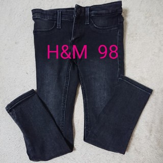エイチアンドエム(H&M)のaran様専用 H&M ブラック デニム 2-3year 98(パンツ/スパッツ)