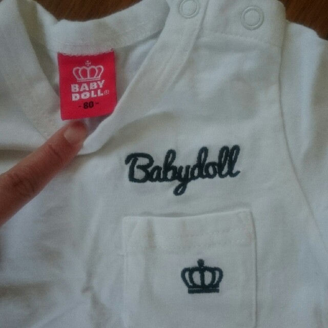 BABYDOLL(ベビードール)のありえる様専用　美品 ベビードール Tシャツ 80 キッズ/ベビー/マタニティのベビー服(~85cm)(Ｔシャツ)の商品写真