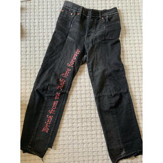 vetements TFD embroidery jeans size M