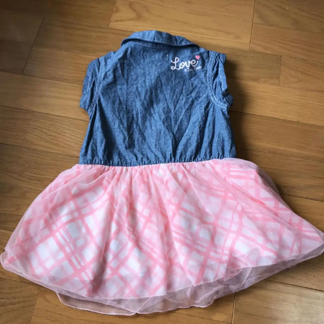 チュールワンピース キッズ/ベビー/マタニティのキッズ服女の子用(90cm~)(ワンピース)の商品写真