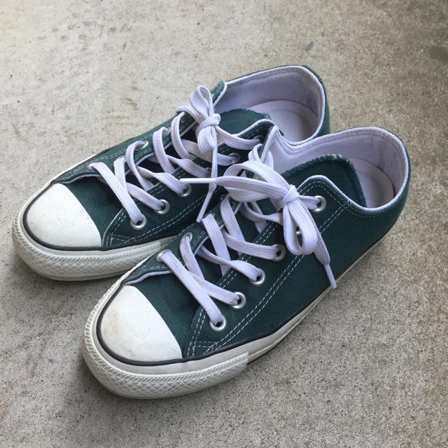 CONVERSE(コンバース)のコンバース 緑 24cm チャックテイラー レディースの靴/シューズ(スニーカー)の商品写真