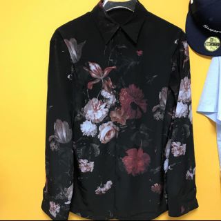 ラッドミュージシャン(LAD MUSICIAN)のLAD MUSICIAN 花柄シャツ 44 18ss(シャツ)