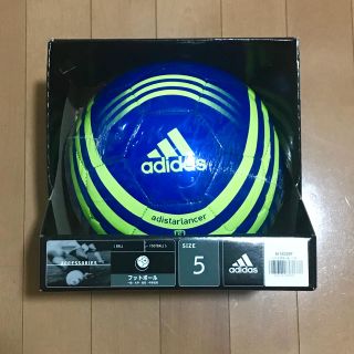 アディダス(adidas)のサッカーボール 5号 青 再値下げ！(ボール)