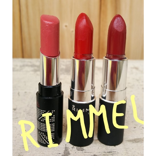 RIMMEL(リンメル)の【かな様専用】RIMMEL リップセット コスメ/美容のベースメイク/化粧品(口紅)の商品写真