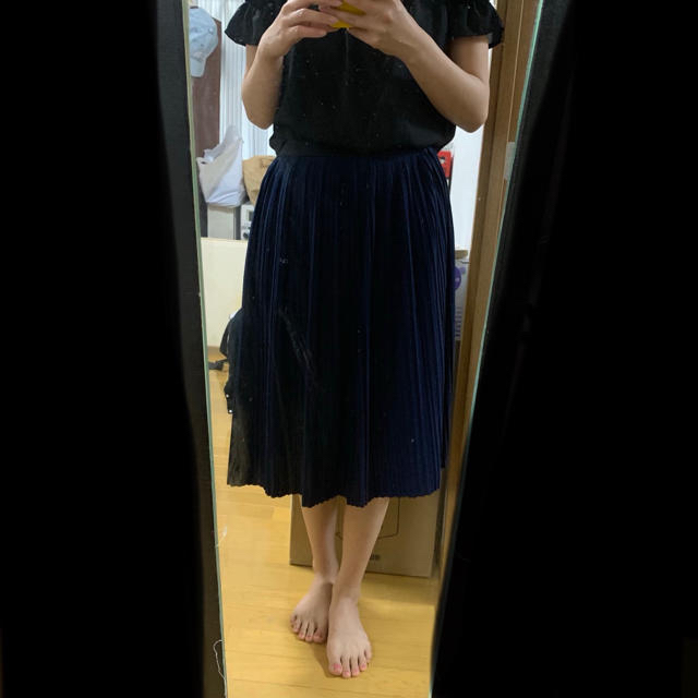UNIQLO(ユニクロ)のUNIQLO プリーツスカート レディースのスカート(ひざ丈スカート)の商品写真