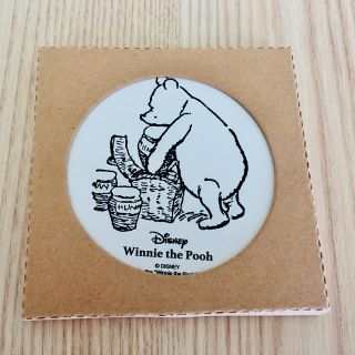 クマノプーサン(くまのプーさん)のすみれ様専用！ くまのプーさん展 コースター 素焼き ２個セット(美術館/博物館)