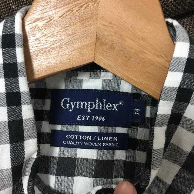 GYMPHLEX(ジムフレックス)のジムフレックス  コットンリネン 半袖シャツ メンズのトップス(シャツ)の商品写真