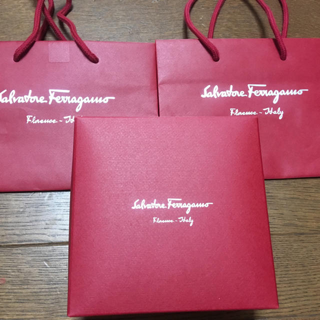 Ferragamo(フェラガモ)の☆フェラガモ☆ ショップ袋2枚 箱無し レディースのバッグ(ショップ袋)の商品写真