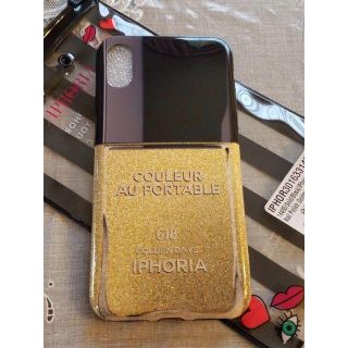 アイフォリア(IPHORIA)のIPHORIA アイフォリア Nail iPhone X/Xs ケース Gold(iPhoneケース)