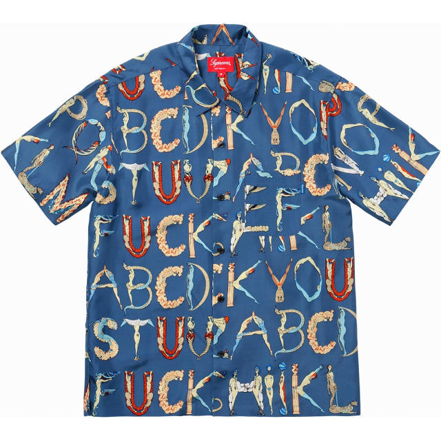 Supreme(シュプリーム)のDD様専用 supreme alphabet silk shirt メンズのトップス(シャツ)の商品写真