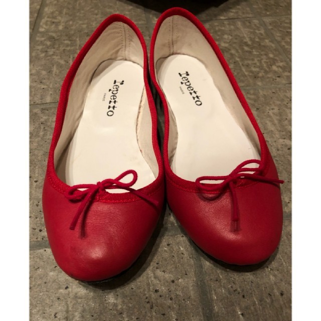 repetto(レペット)のRepetto♡赤バレエシューズ レディースの靴/シューズ(バレエシューズ)の商品写真