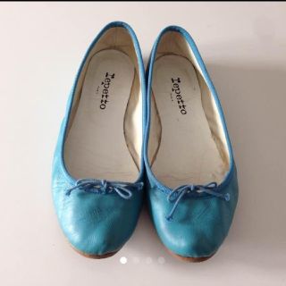 レペット(repetto)のRepetto♡ターコイズバレエシューズ(バレエシューズ)