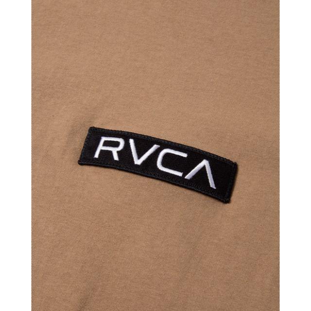 RVCA(ルーカ)の完売！ルーカ PATCH RVCA SS TEEシャツ ベージュ Mサイズ メンズのトップス(Tシャツ/カットソー(半袖/袖なし))の商品写真