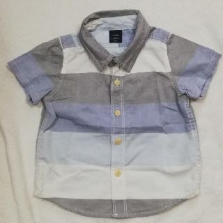 ベビーギャップ(babyGAP)の新品baby Gap 半袖シャツ80cm　12month～18month(シャツ/カットソー)