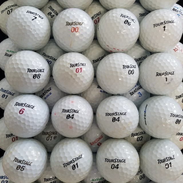BRIDGESTONE(ブリヂストン)のロストボール　ツアーステージ　100球 スポーツ/アウトドアのゴルフ(その他)の商品写真