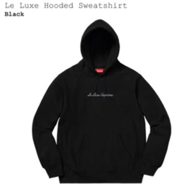 Supreme Le Luxe Hooded Sweatshirt 黒 Lメンズ