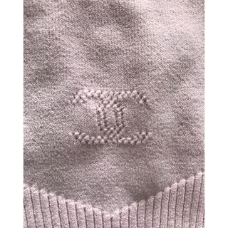 シャネル(CHANEL)のCHANEL シャネル 本物 ロゴ CC トップス シャツ インナー 38(カットソー(半袖/袖なし))