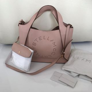 ステラマッカートニー(Stella McCartney)の新品未使用♡ステラマッカートニー  ロゴ 2way バッグ ピンク クロスボディ(ハンドバッグ)