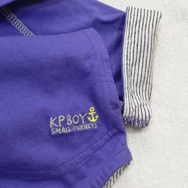 KP(ニットプランナー)の新品KP Boy ニットプランナー　半袖パーカー100cm キッズ/ベビー/マタニティのキッズ服男の子用(90cm~)(ジャケット/上着)の商品写真