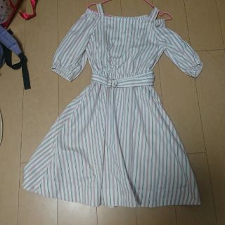 ウィルセレクション(WILLSELECTION)の専用💛完売ストライプワンピース💛(ひざ丈ワンピース)