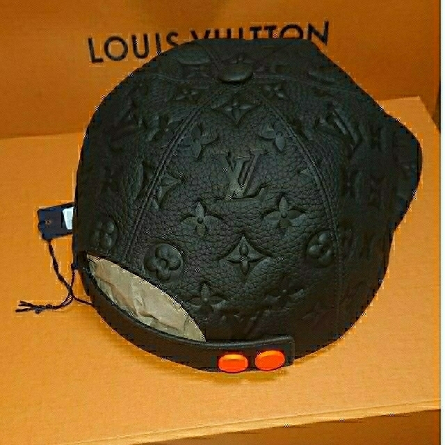 LOUIS VUITTON(ルイヴィトン)のLOUIS VUITTON 19ss VIRGIL ABLOH レザーキャップ メンズの帽子(キャップ)の商品写真