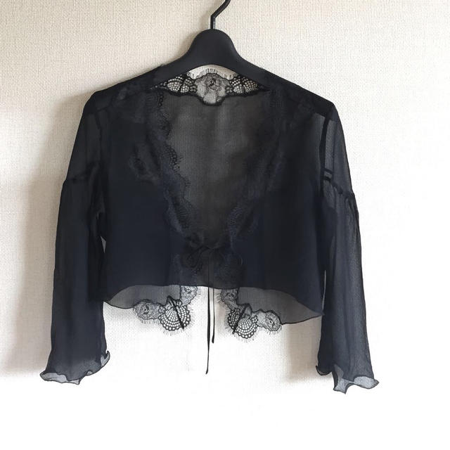 UNITED ARROWS(ユナイテッドアローズ)のダリア様専用♡アローズ♡黒レースボレロ レディースのトップス(ボレロ)の商品写真