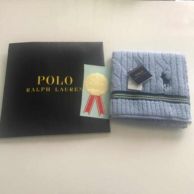 POLO RALPH LAUREN(ポロラルフローレン)のPOLO ラルフローレン ハンカチ 3枚 レディースのファッション小物(ハンカチ)の商品写真