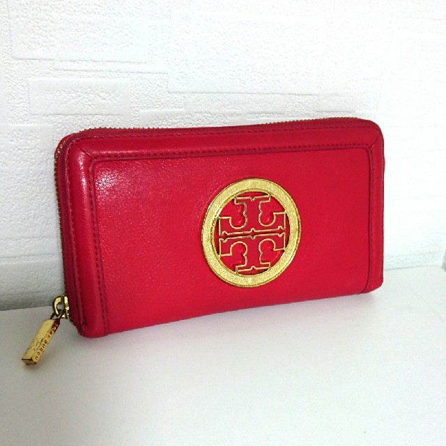 Tory Burch(トリーバーチ)のトリーバーチ  長財布  レッド レディースのファッション小物(財布)の商品写真