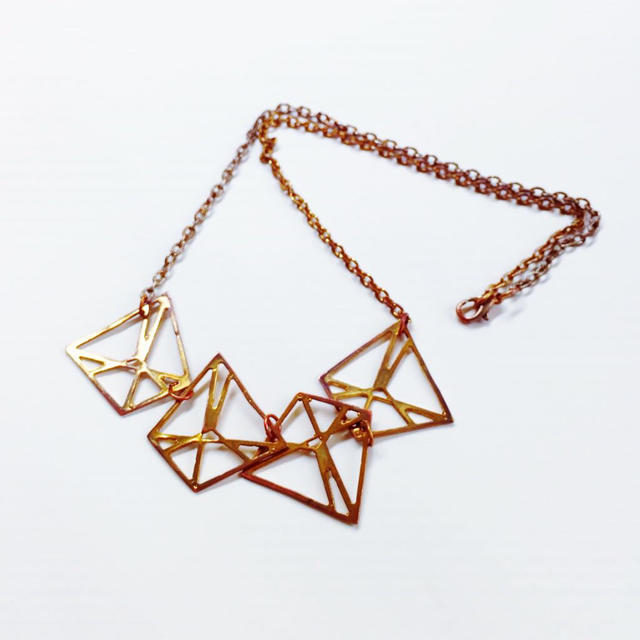 真鍮の幾何学アクセサリーの通販 By ねるせ S Shop ラクマ