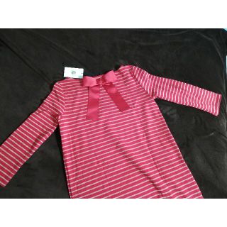 プチバトー(PETIT BATEAU)のお値下げ★プチバトー　XS 　ワンピ<(_ _*)>(ひざ丈ワンピース)