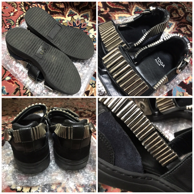 TOGA(トーガ)の【大人気商品】TOGA PULLA メタルスニーカーサンダル ブラック レディースの靴/シューズ(サンダル)の商品写真