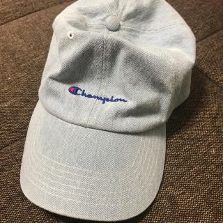 チャンピオン(Champion)のchampionデニムキャップ フリーサイズ(キャップ)