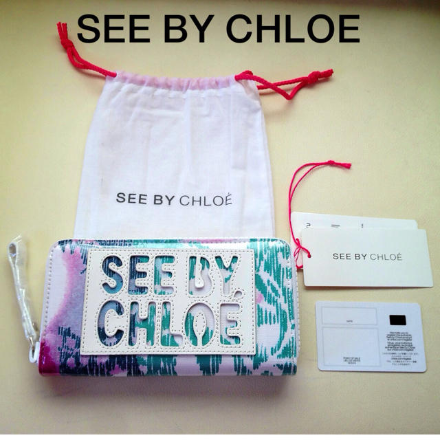 Chloe(クロエ)のSEE BY CHLOE♡パテント長財布 レディースのファッション小物(財布)の商品写真