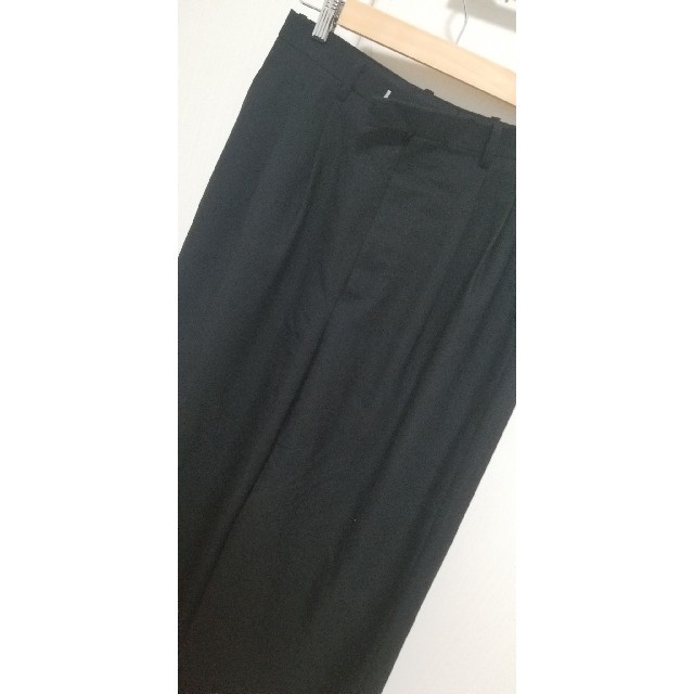 LADMUSICIAN 18aw2tuck cropped wide pant