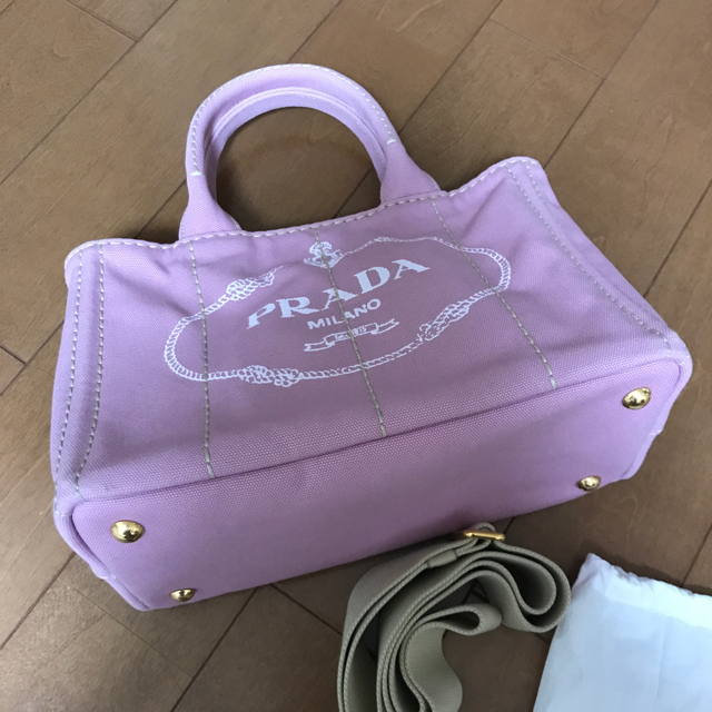 プラダ カナパ アラバストロ ピンク レア かなり美品 ショルダー S