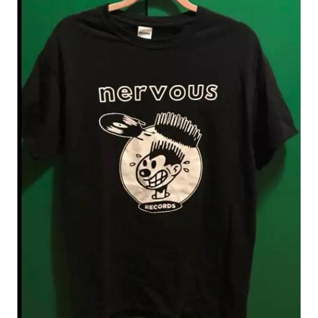 激レア nervous records Tシャツ 新品未使用　M.L