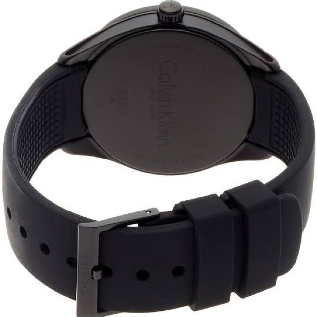 Calvin Klein(カルバンクライン)の新品 CK 腕時計 男女兼用 40mm ブラック ラバー K5E51TBZ メンズの時計(腕時計(アナログ))の商品写真