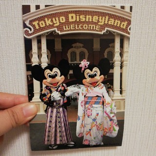 ディズニー(Disney)の東京ディズニーランド　1980年代？ポストカード(使用済み切手/官製はがき)