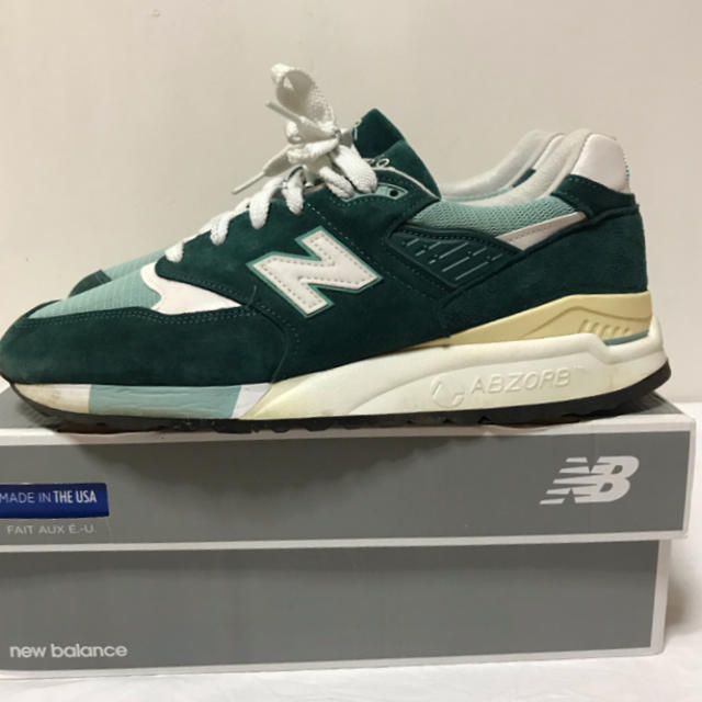 靴/シューズnewbalance 998 ネイビー