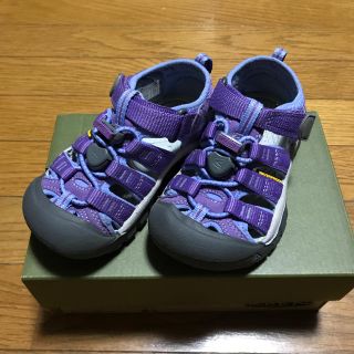 キーン(KEEN)のKEEN  NEWPORT H2 パープル １６cm(サンダル)