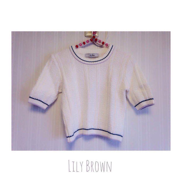 Lily Brown(リリーブラウン)のvintage line knit レディースのトップス(ニット/セーター)の商品写真