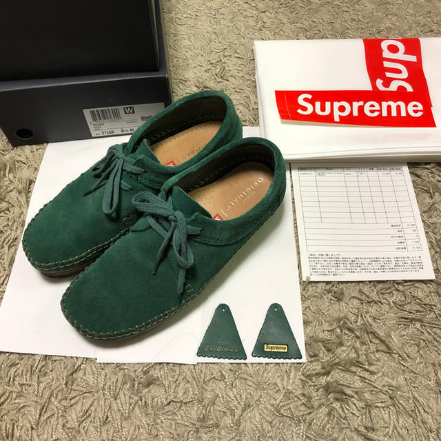 Supreme(シュプリーム)のsupreme clarks Weaver green メンズの靴/シューズ(スニーカー)の商品写真