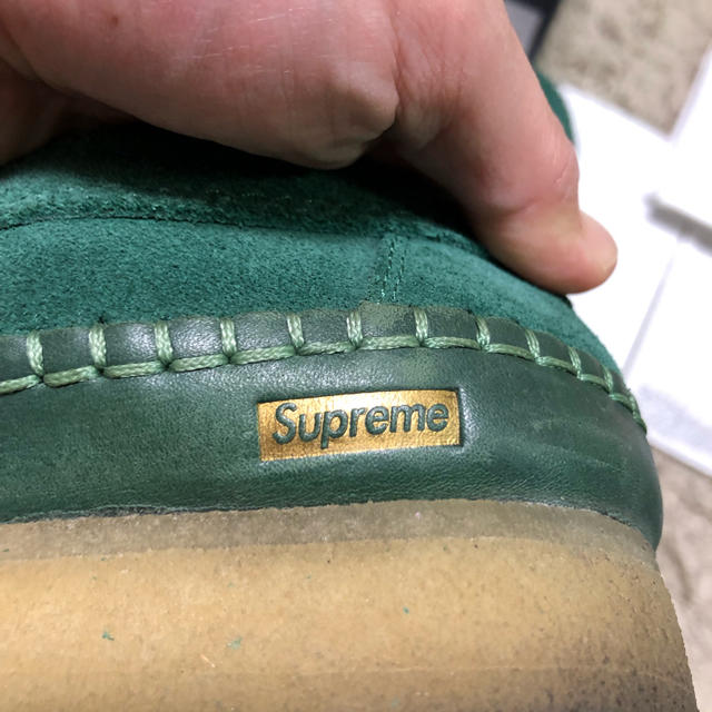 Supreme(シュプリーム)のsupreme clarks Weaver green メンズの靴/シューズ(スニーカー)の商品写真