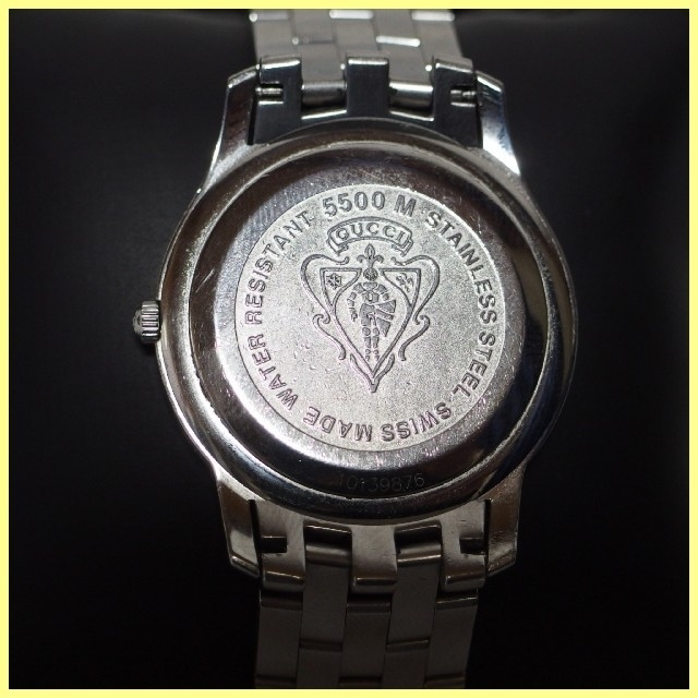 Gucci(グッチ)のちはる様専用　GUCCI  リストウォッチ  5500M メンズの時計(腕時計(アナログ))の商品写真