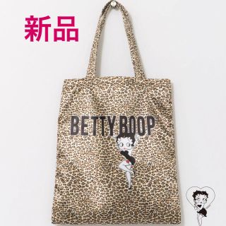 センスオブプレイスバイアーバンリサーチ(SENSE OF PLACE by URBAN RESEARCH)のBetty Boopトートバッグ☆レオパード柄☆(トートバッグ)