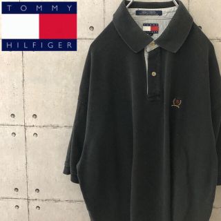 トミーヒルフィガー(TOMMY HILFIGER)のかびるんるん様専用 まとめ トミーヒルフィガー  鹿の子ポロシャツ ブラック(ポロシャツ)