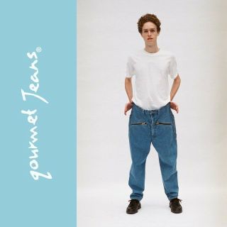 コモリ(COMOLI)のgourmet jeans X-zip blue lean(デニム/ジーンズ)