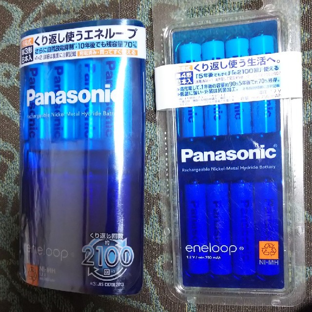 パナソニック  単3/単4充電池各8本