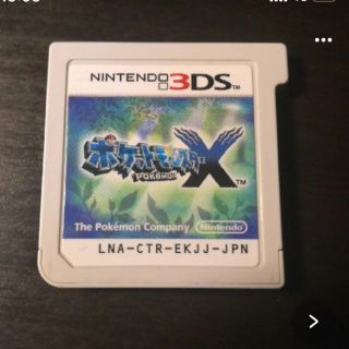 ニンテンドー3DS(ニンテンドー3DS)のポケットモンスターＸ(携帯用ゲームソフト)